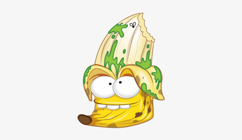 Squished-banana - Grossery Gang Squished Banana, transparent png