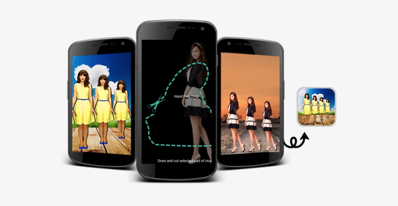 Crazy Mirror Magic Effect - Smartphone, transparent png
