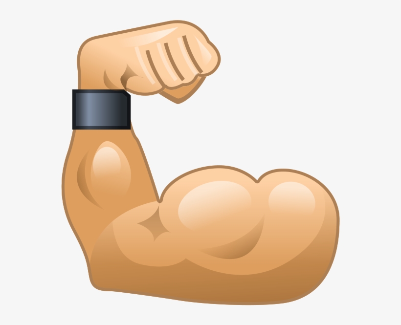 Muscle Emoji 600x600 PNG Download PNGkit