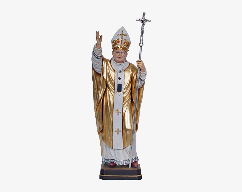 Pope John Paul 2 Statue, transparent png