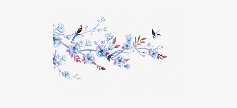 Flower Vector Png Birds, transparent png