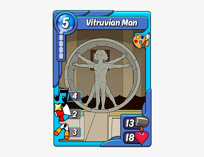 Vitruvian-man - Vitruvian Man Animation Throwdown, transparent png