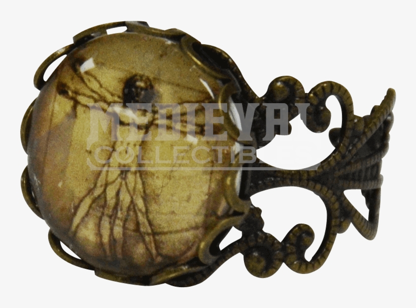 "da Vinci's Vitruvian Ring", transparent png