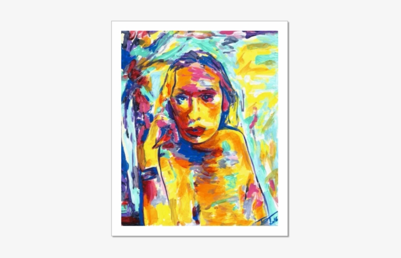 Gaia Matisse Portrait Heiress Painting Fine Art - Painting, transparent png