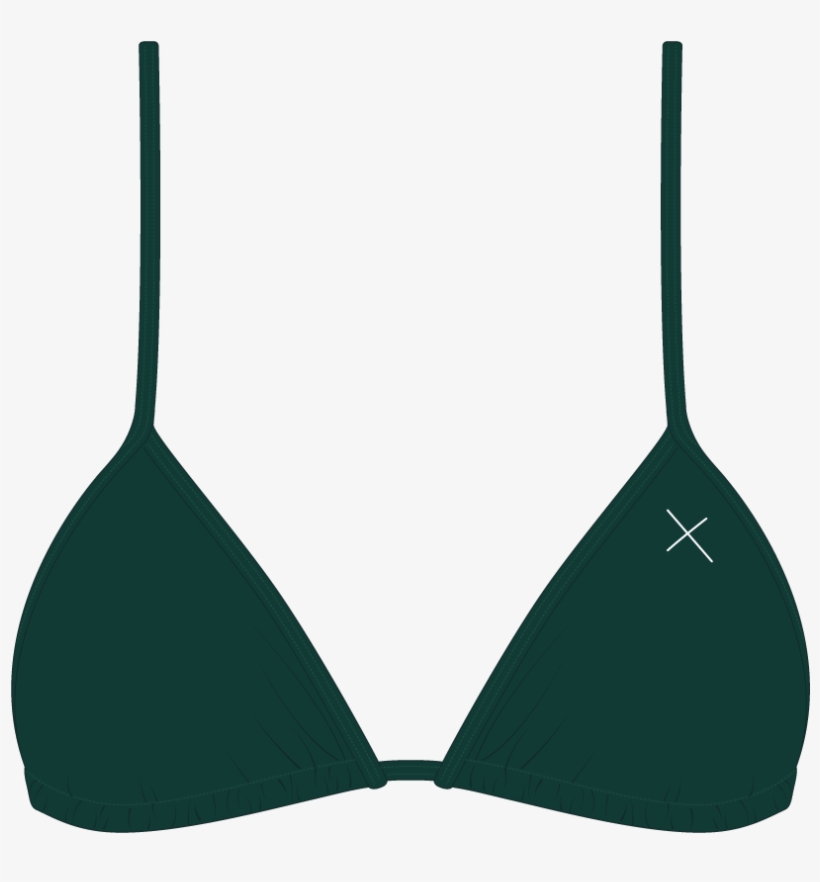 Valley Green Bikini Top Ii - Blue Bikini Png, transparent png