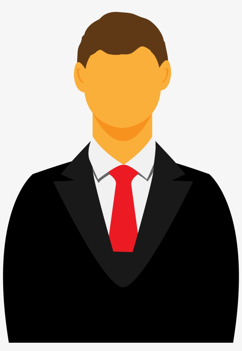 Graphic Black And White Stock Faceless Avatar Big Image - Lawyers Clipart, transparent png