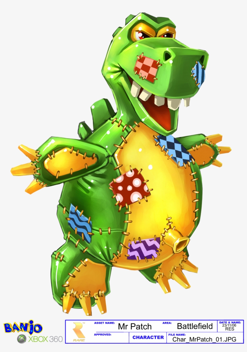 Patch Concept Art - Banjo Kazooie Art Work, transparent png