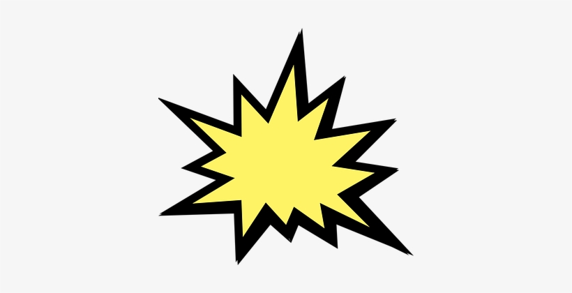 Explosion Battle Star Fire War Bomb Milita - Explosion Vector, transparent png