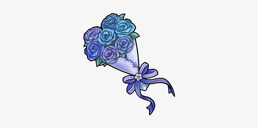 Gear-blue Bouquet Render - Blue Rose, transparent png