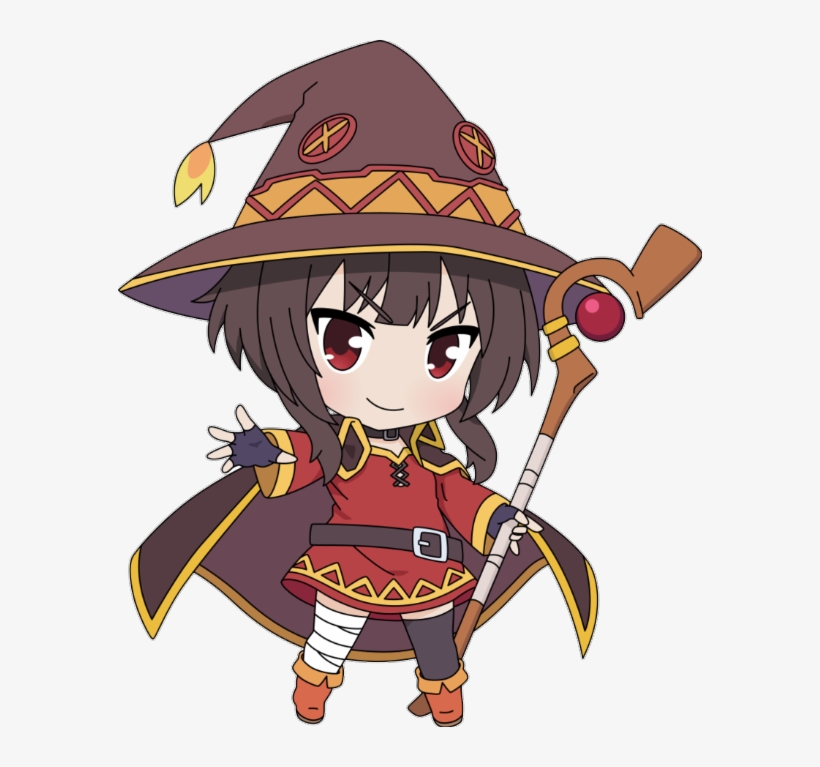 Megumin Chibi, transparent png