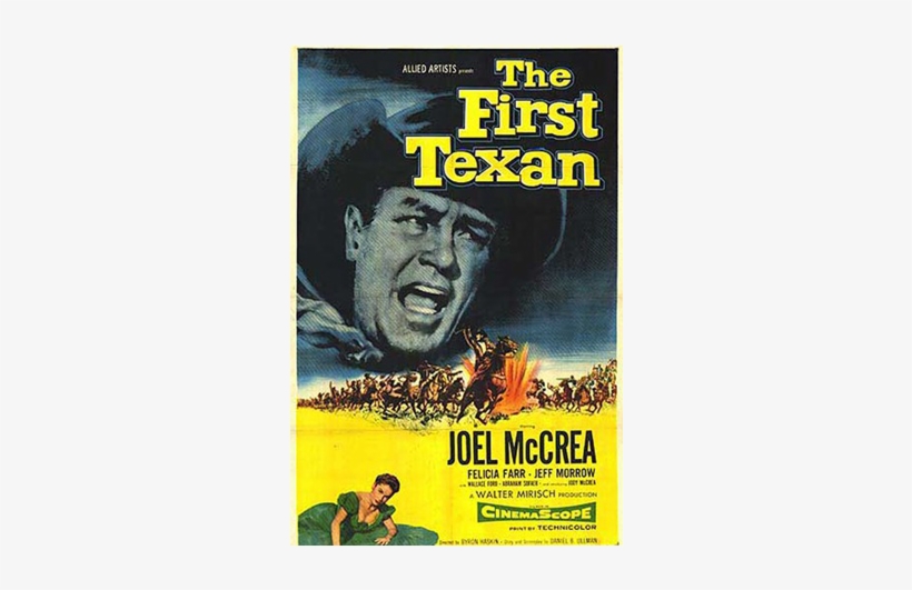 1956's “the First Texan” Is A Star Vehicle For One - First Texan, transparent png