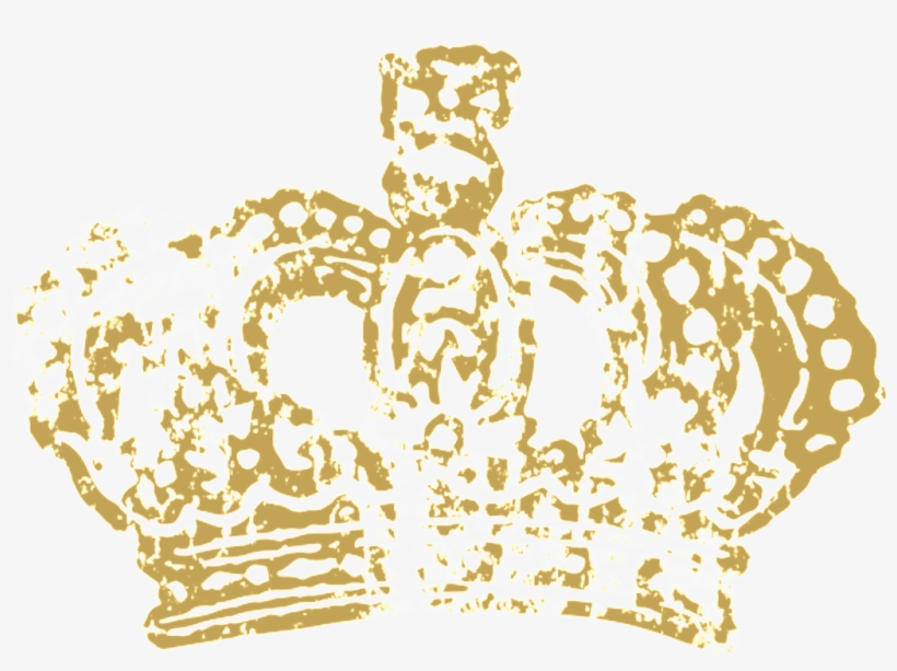 Golden Crown Seal Watercolor Transparent Illustration - Illustration, transparent png