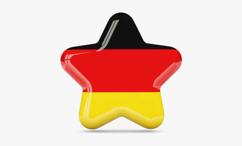 Germany Flag In A Star, transparent png