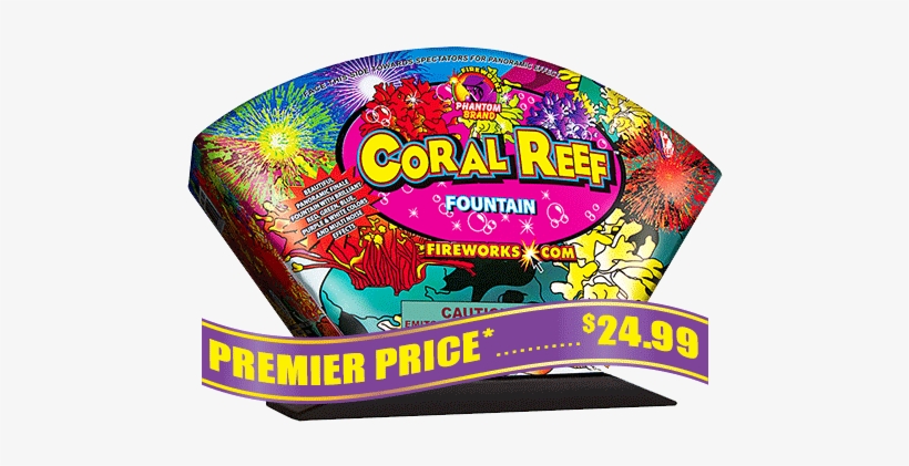 Coral Reef Fountain - Phantom Fireworks Coral Reef, transparent png