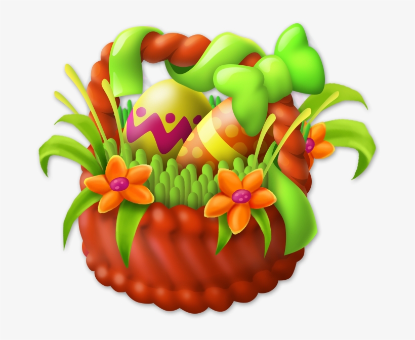 Easter Basket - Hay Day Easter, transparent png