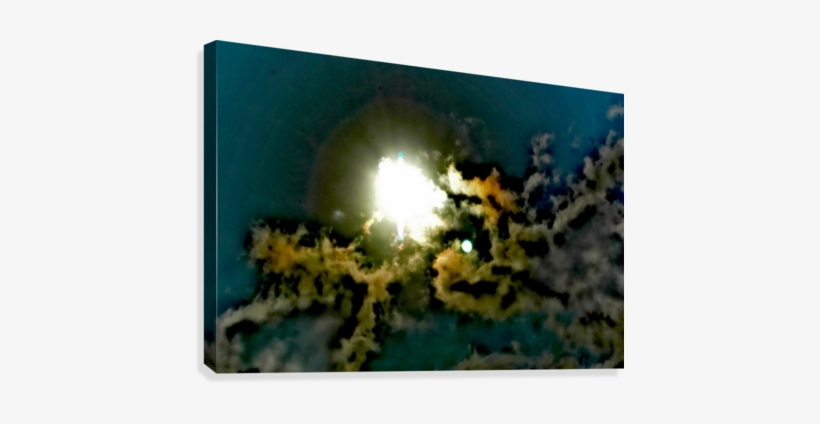 Hole In The Sky Canvas Print - Stony Coral, transparent png