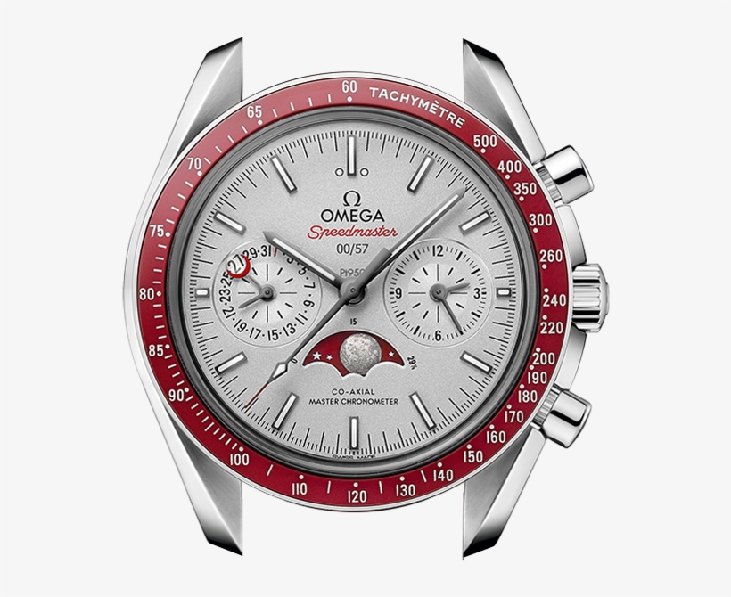 304 - 93 - 44 - 52 - 99 - - Omega Speedmaster Moonphase Chronograph 304.30.44.52.01.001, transparent png