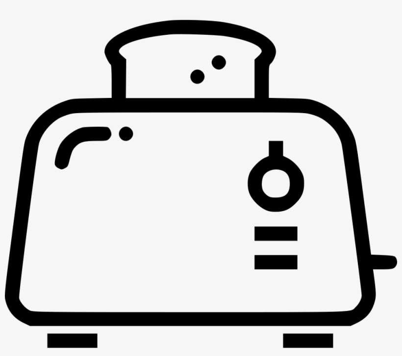 Bread Toaster Toast Breakfast Appliance Svg Png Icon - Toaster Icon, transparent png