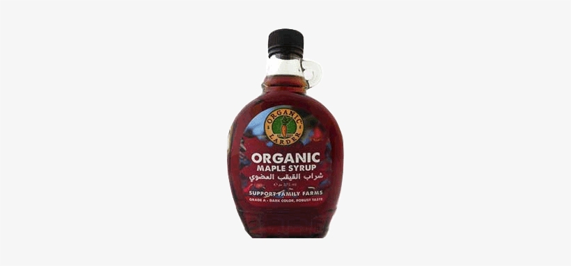 Organic Larder Maple Syrup Grade A Dark - Bottle, transparent png
