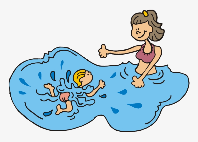 Swimming Clipart Family Swimming - Swim Lessons Clip Art, transparent png