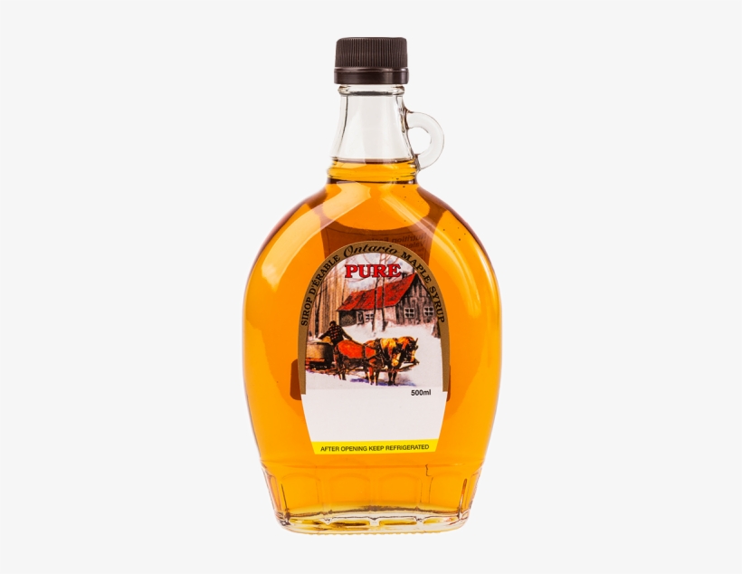 Maple Syrup - Glass Bottle, transparent png