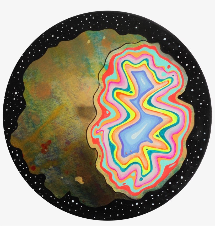 Gouache On Panel - Circle, transparent png