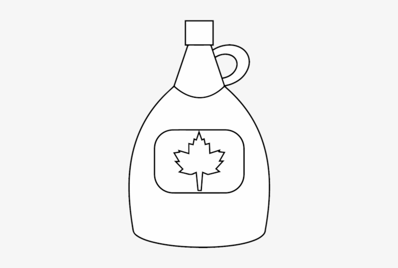 Pancake Clipart Maple Syrup Bottle - Maple Syrup, transparent png