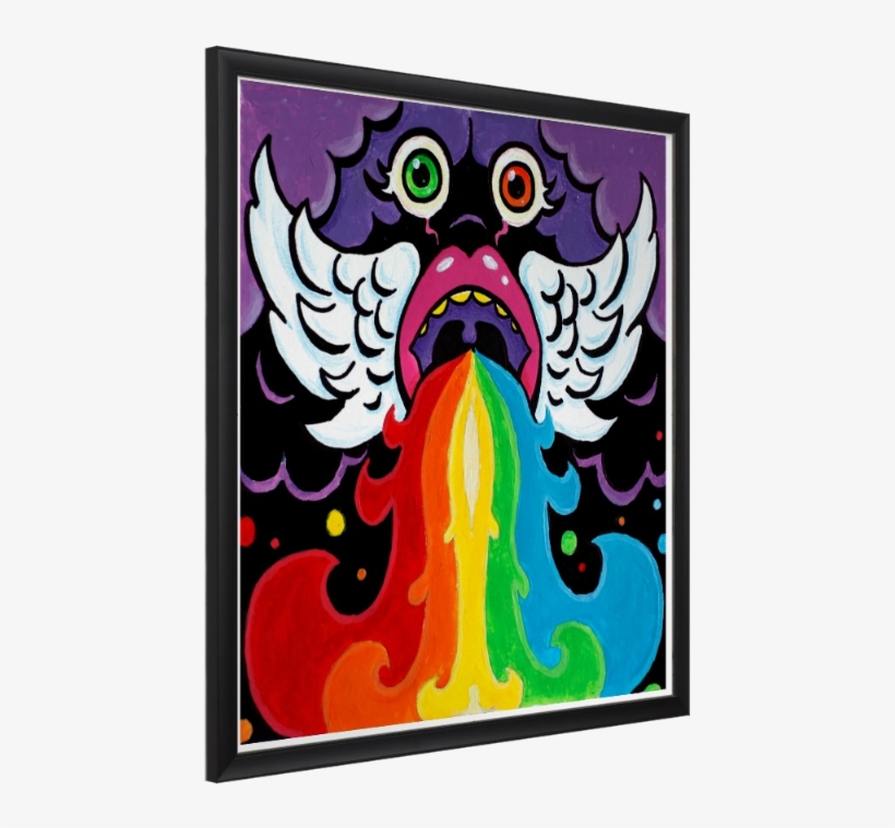 Rainbow Framed Print Heulun - Illustration, transparent png