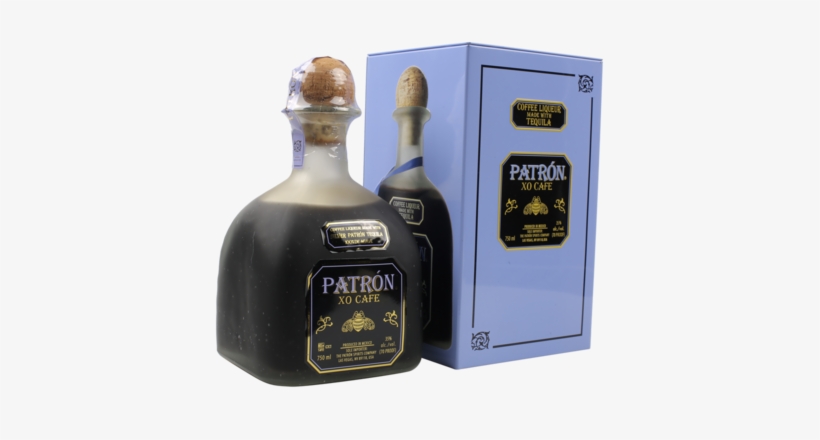 Patron Xo Cafe W/gift Box - Patrón Xo Cafè Coffee Tequila 750ml, transparent png