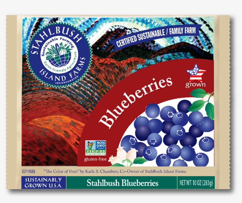 Blueberries, One Of Stahlbush's Most Popular Items, - Stahlbush Island Farms, transparent png