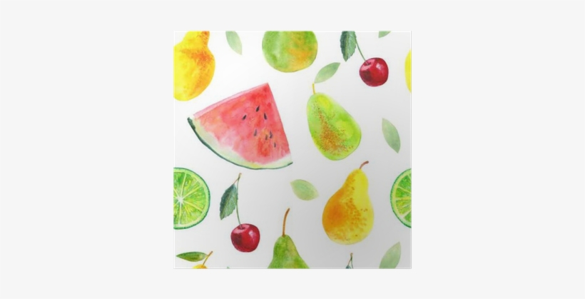 Póster Patrón Sin Fisuras Con Las Peras De Lima Limón - Pear, transparent png