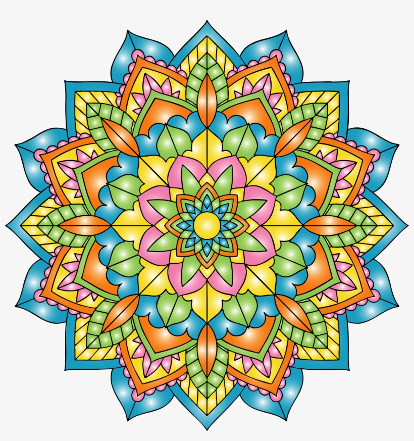 Sample Image Of Mandalas Font By Elharrak - Mandala, transparent png