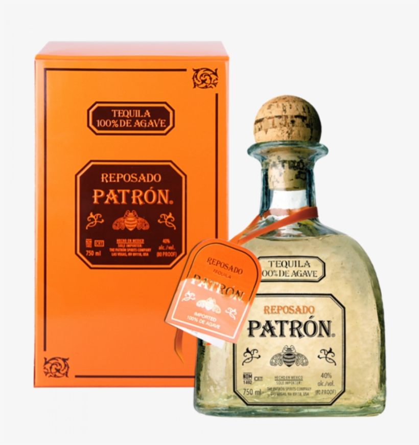 Patron Reposado Tequila, transparent png