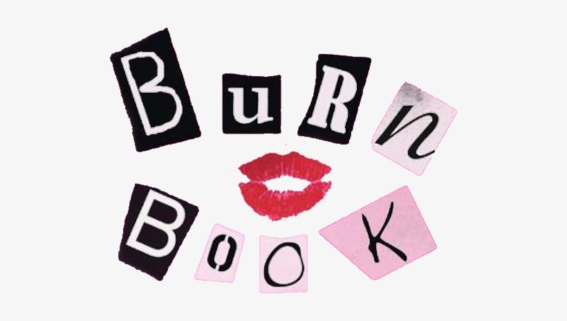 Burn-book - Mean Girls - Burn Book Scarf, transparent png