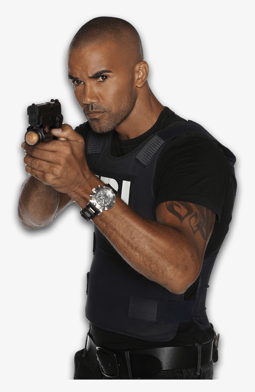 Criminal Mind Cop - Shemar Moore, transparent png
