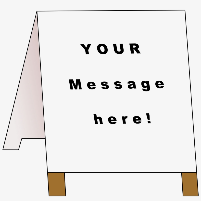 28 Collection Of Message Clipart Transparent - Board Clipart, transparent png