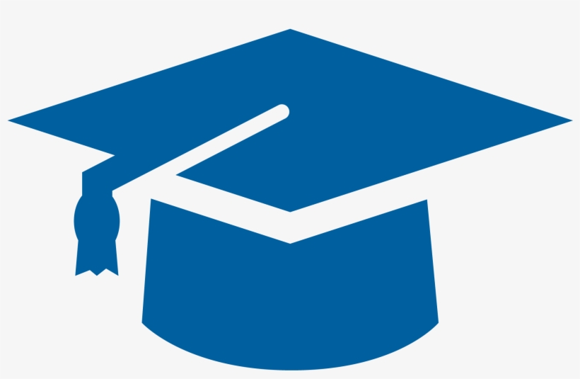 Graduate Logo In Blue Png, transparent png