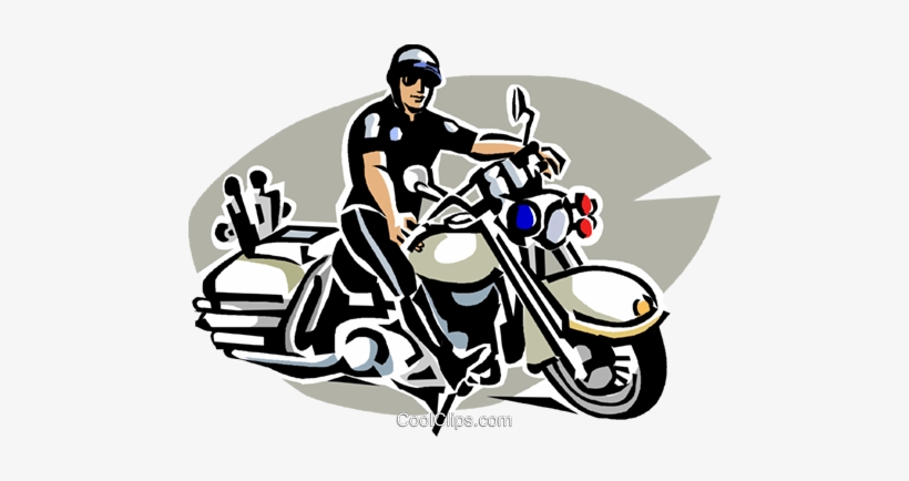 Motorcycle Cop Royalty Free Vector Clip Art Illustration - Police My Daddy My Hero Oval Ornament, transparent png