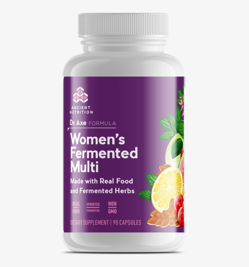 Women's Fermented Multi - Men's Organic Multivitamin From Axe Organics - By Dr., transparent png