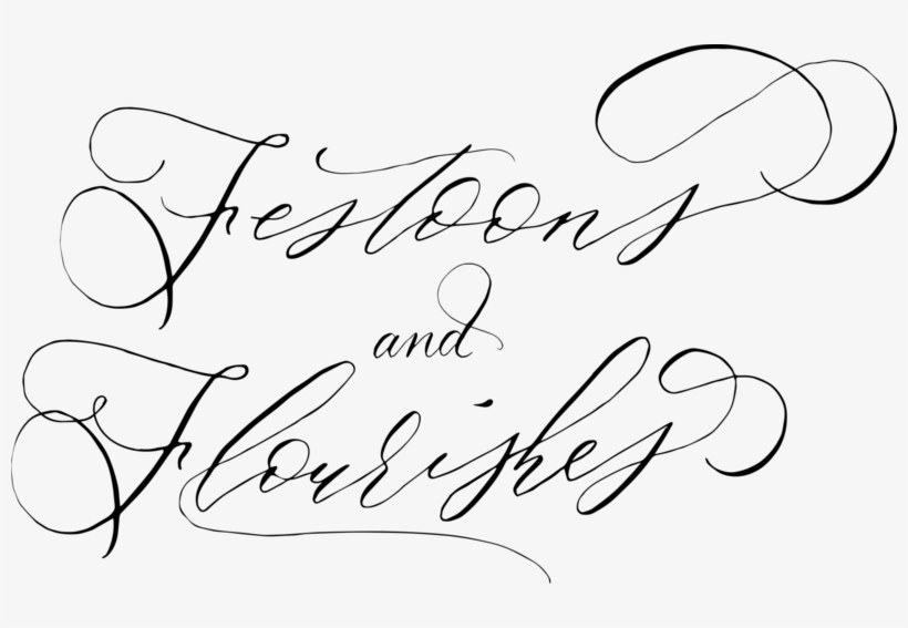Festoonsflourishes Fulllogo - Line Art, transparent png