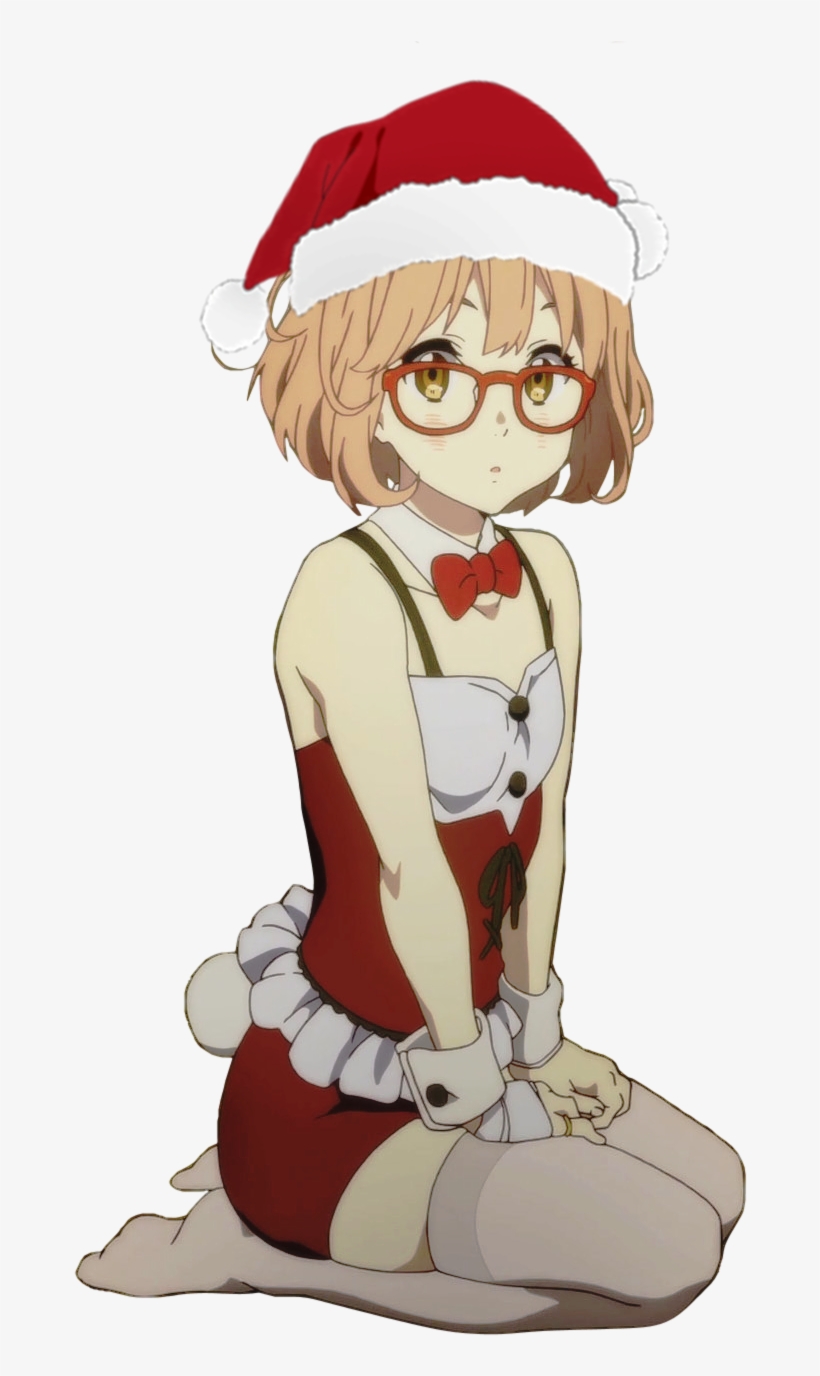Santa Hat Transparent Tumblr Download - Mirai Kuriyama Transparent, transparent png