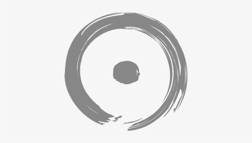 Circle With Dot Brush Stroke - Portable Network Graphics, transparent png