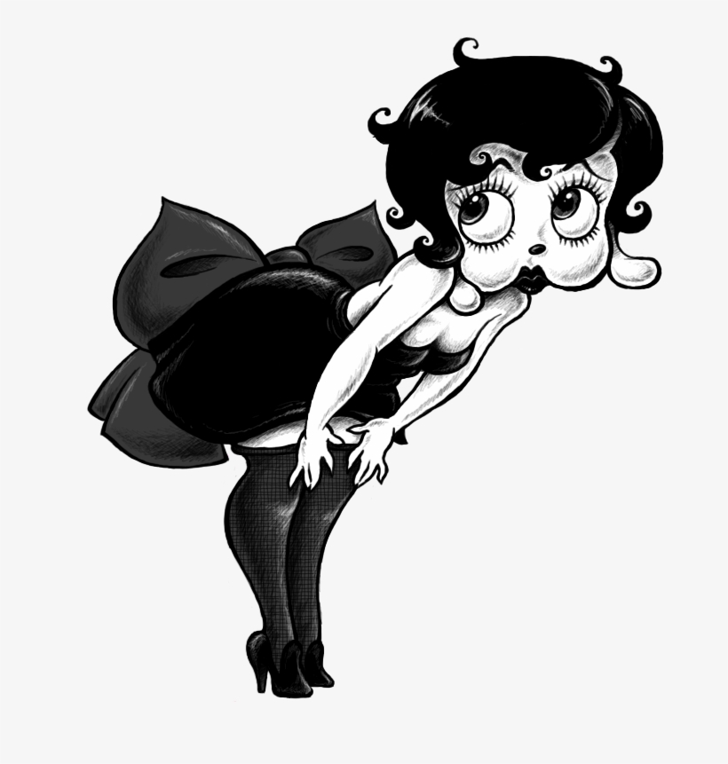 Betty Boop Dizzy Dishes Helen Kane Caricature - Betty Boop 1930 Dizzy Dishes, transparent png