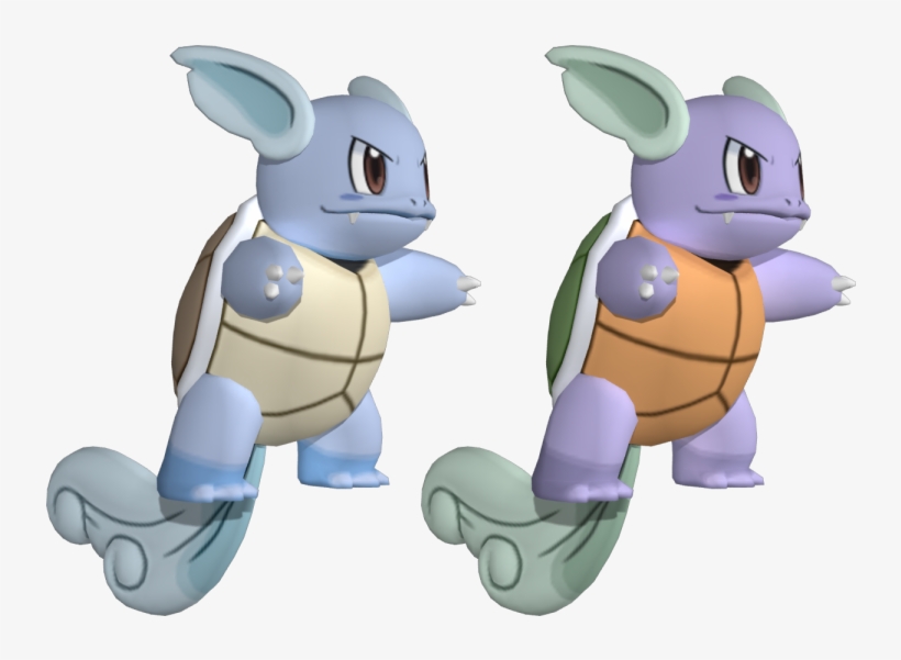 Download Zip Archive - Wartortle 3d Pokemon, transparent png