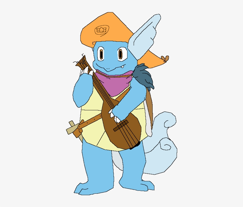 A Wartortle Bard - Cartoon, transparent png