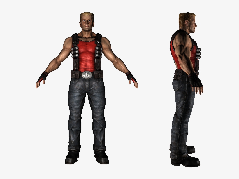 Download Zip Archive - Duke Nukem Forever Model, transparent png