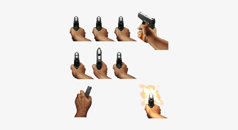 I Used Exhumed/powerslave Hands For Centered View, - Duke Nukem 64 Sprites, transparent png