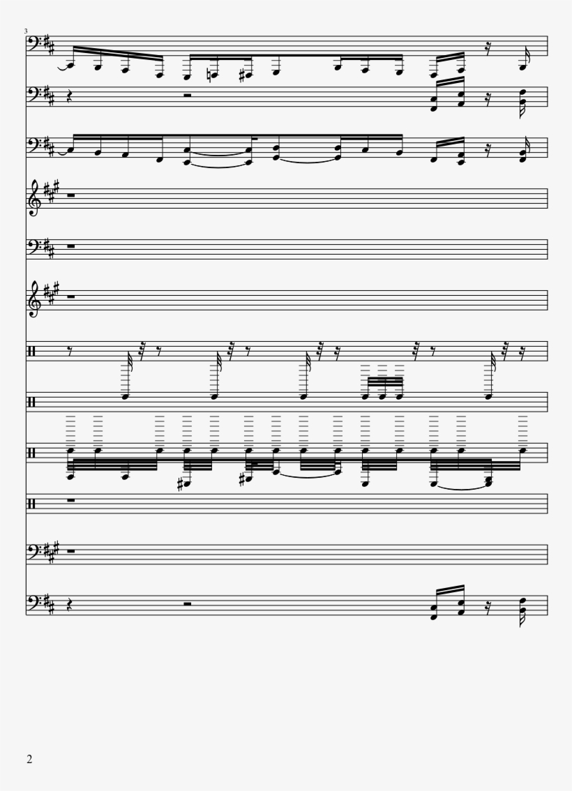 Sheet Music 2 Of 22 Pages - Duke Nukem Piano Sheet, transparent png
