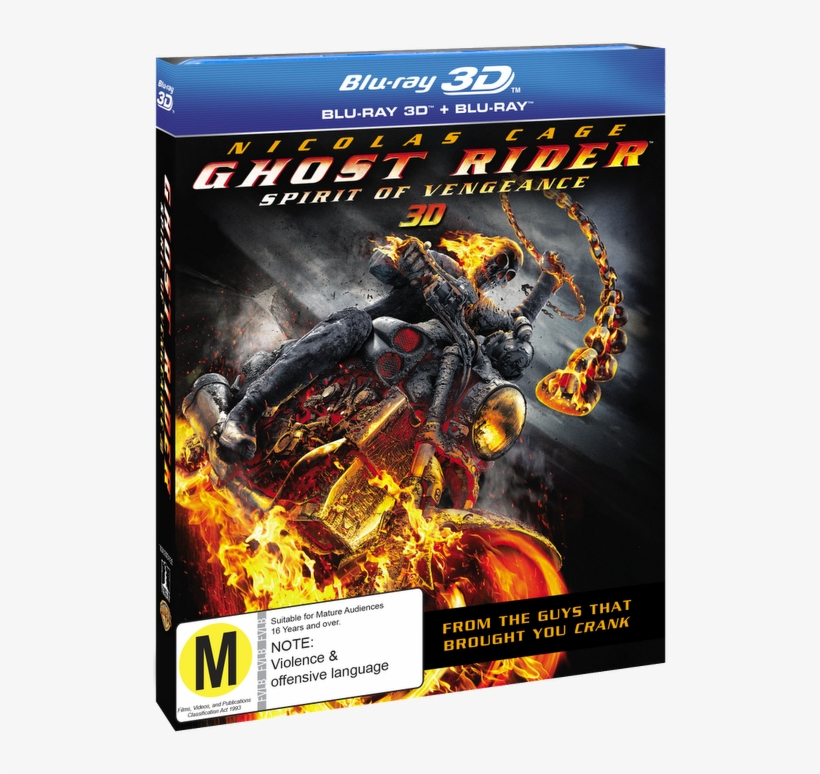Nicolas Cage Is Back As Johnny Blaze, Who's Struggling - Ghost Rider Spirit Of Vengeance, transparent png