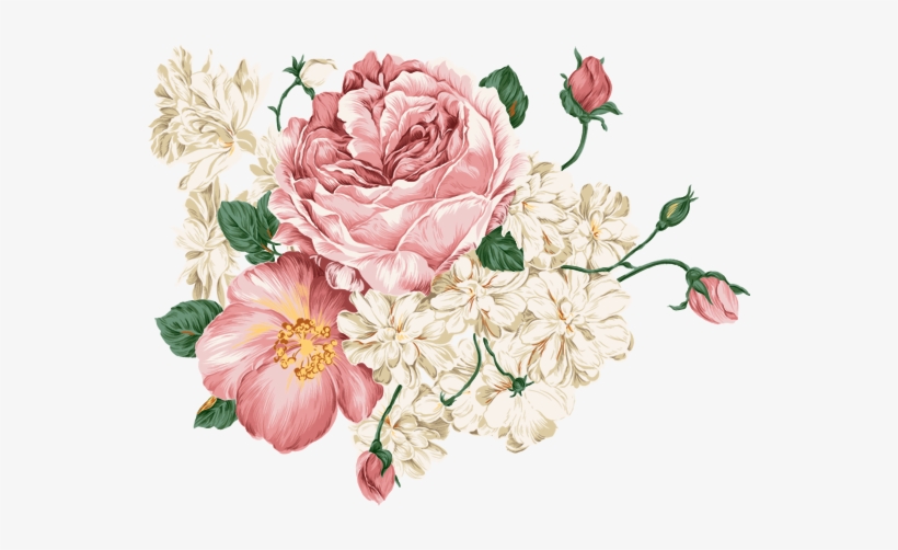 Flores Vintage, transparent png